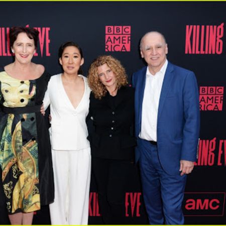 The ensemble of Killing Eve attending season 2's premiere